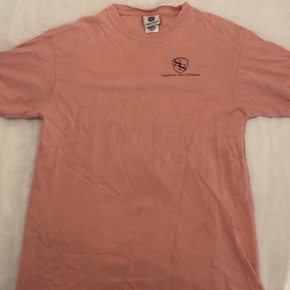 Simply Southern Coral Boat T-shirt!